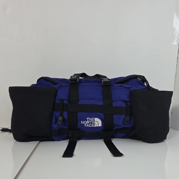 The North Face Mtn Biker Lumbar Blue and Black Bag